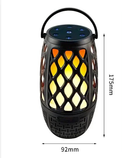 Flame Bluetooth Speaker – Portable Wireless LED Light Speaker - The Electronics Place