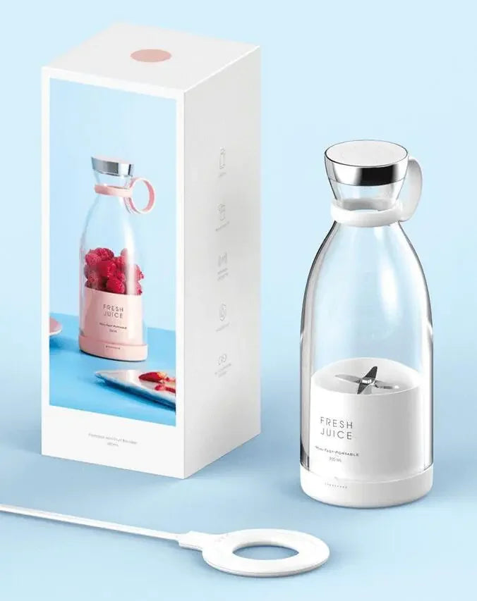 Wireless 4 Blades Portable Blender - The Electronics Place