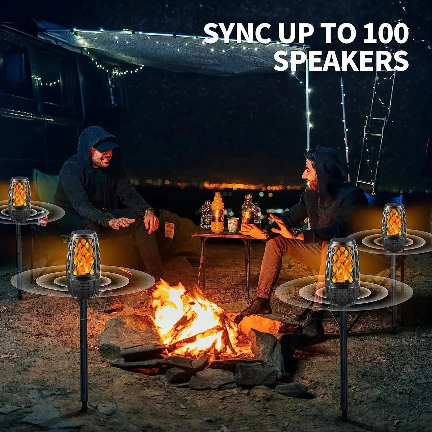 Flame Bluetooth Speaker - The Electronics Place