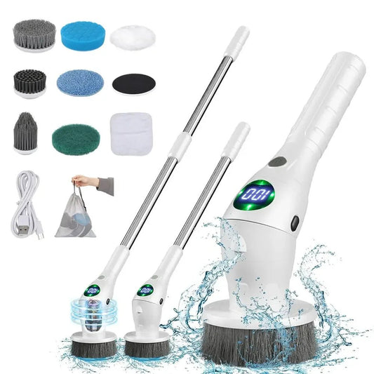 Electric Spin Scrubber – Cordless Power Brush for Deep Cleaning - The Electronics Place