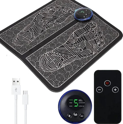 EMS Neuropathy Mat – Electric Foot Massager for Nerve Pain Relief - The Electronics Place