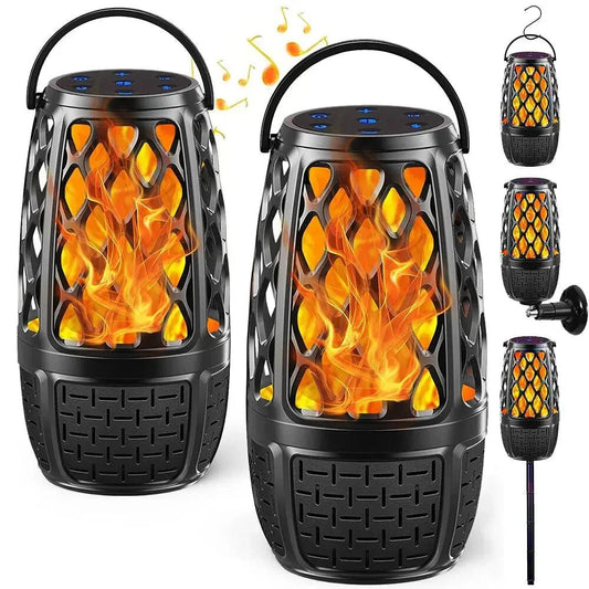 Flame Bluetooth Speaker – Portable Wireless LED Light Speaker - The Electronics Place