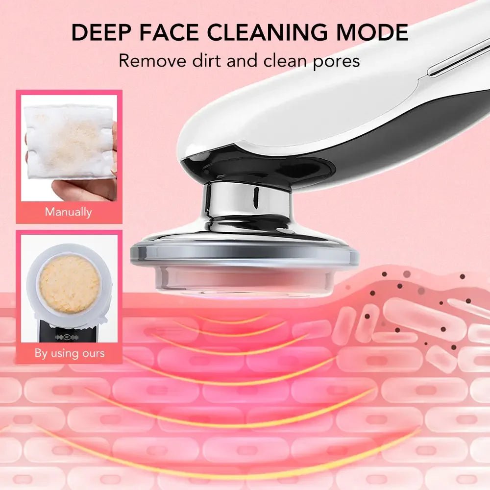 LED Facial Neck Massager RF Skin Tightening Device - The Electronics Place