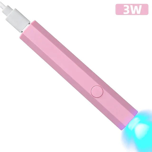 Mini UV LED Nail Lamp – Portable Gel Nail Dryer for Quick Curing - The Electronics Place