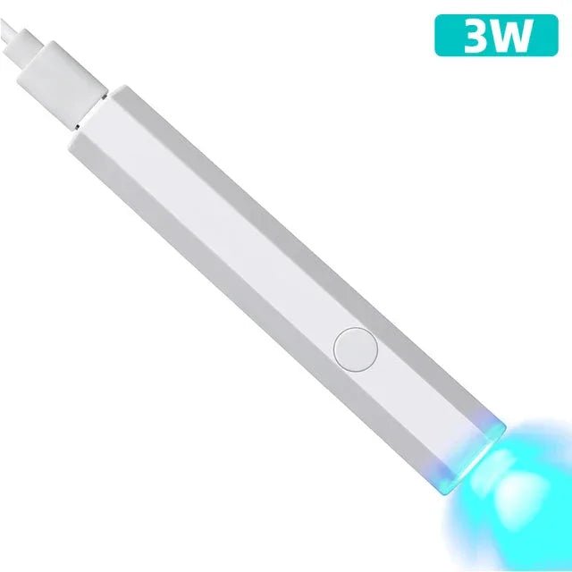 Mini UV LED Nail Lamp – Portable Gel Nail Dryer for Quick Curing - The Electronics Place
