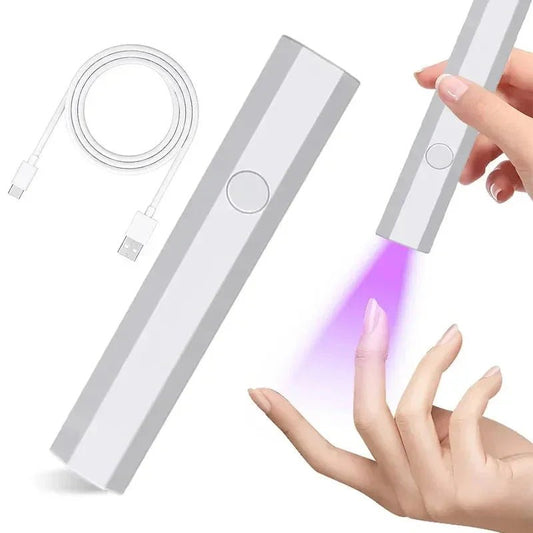 Mini UV LED Nail Lamp – Portable Gel Nail Dryer for Quick Curing - The Electronics Place