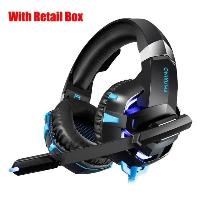 ONIKUMA Wired Gaming Headset – Stereo Surround Sound - The Electronics Place