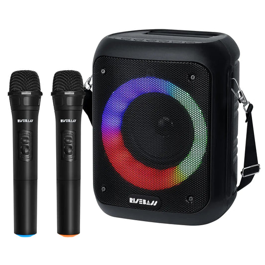 Portable Bluetooth Karaoke Speaker – Wireless Party System - The Electronics Place