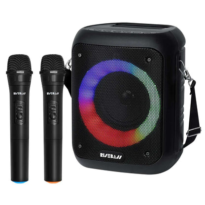 Portable Bluetooth Karaoke Speaker – Wireless Party System - The Electronics Place