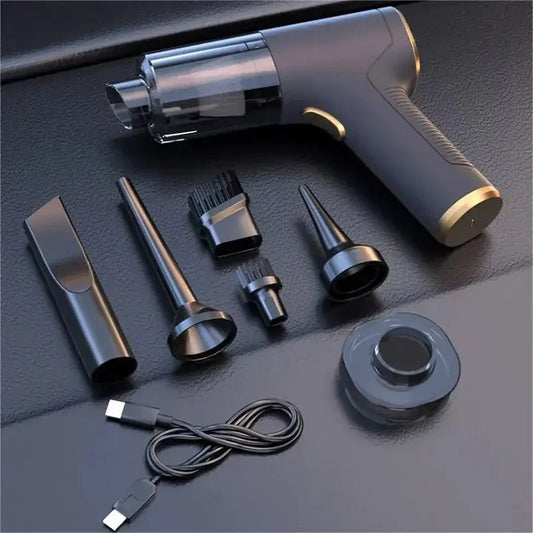 Portable Cordless Handheld Vacuum Cleaner – Mini Rechargeable - The Electronics Place