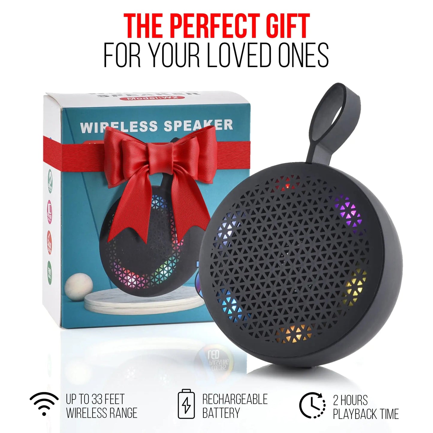 Portable Waterproof Bluetooth Speaker – Mini Wireless Outdoor Speaker - The Electronics Place
