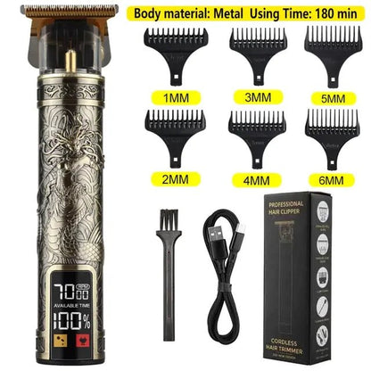 Rechargeable Men’s Hair Trimmer – Cordless Grooming Tool - The Electronics Place