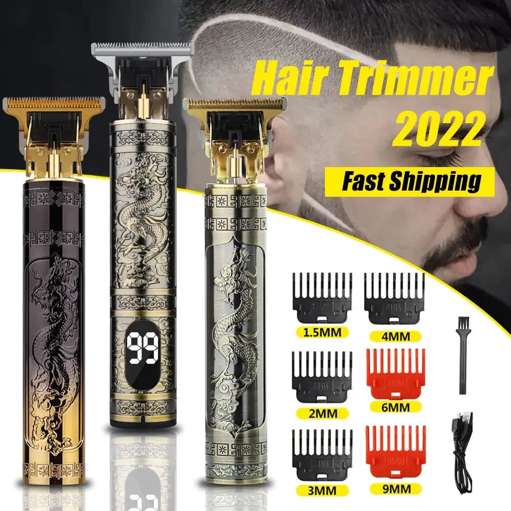 Rechargeable Men’s Hair Trimmer – Cordless Grooming Tool - The Electronics Place