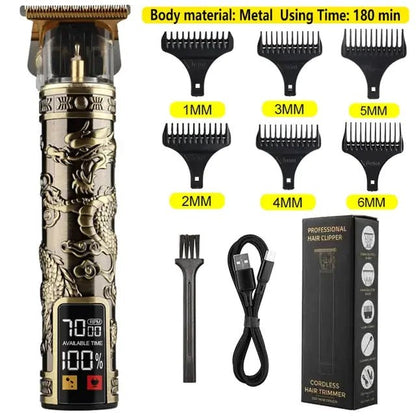 Rechargeable Men’s Hair Trimmer – Cordless Grooming Tool - The Electronics Place