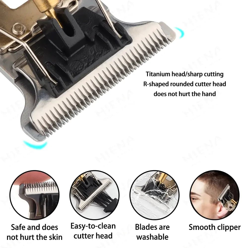 Rechargeable Men’s Hair Trimmer – Cordless Grooming Tool - The Electronics Place