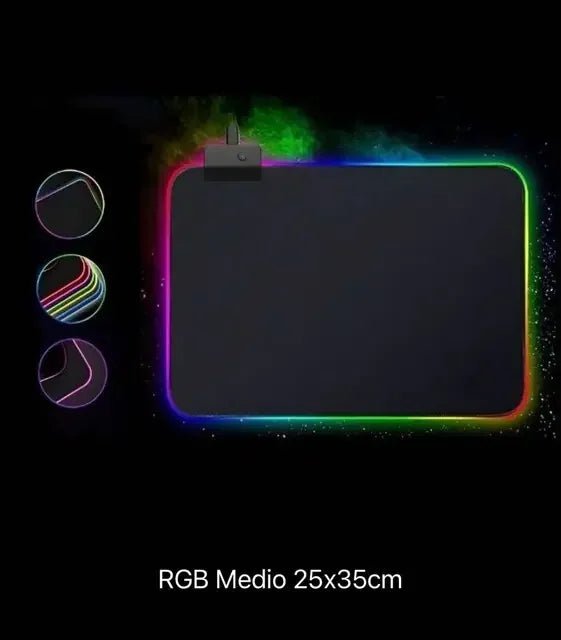 RGB LED Gaming Mouse Pad – Extended Waterproof RGB Desk Mat - The Electronics Place