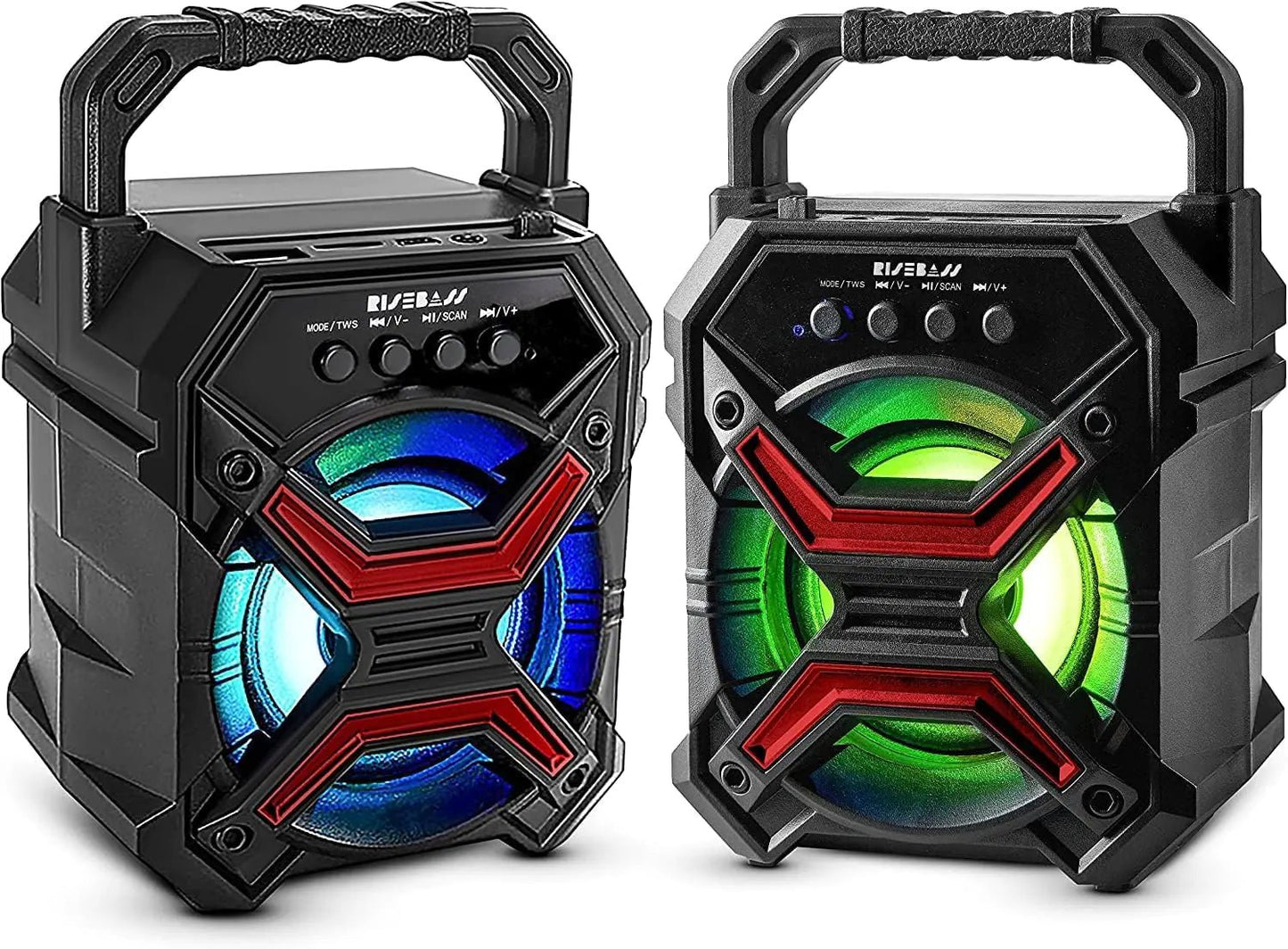 Risean Bluetooth Speaker – Portable Wireless Speaker with Deep Bass - The Electronics Place
