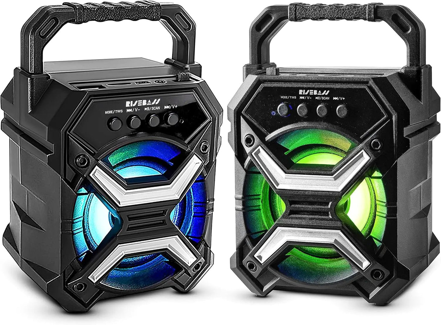Risean Bluetooth Speaker – Portable Wireless Speaker with Deep Bass - The Electronics Place