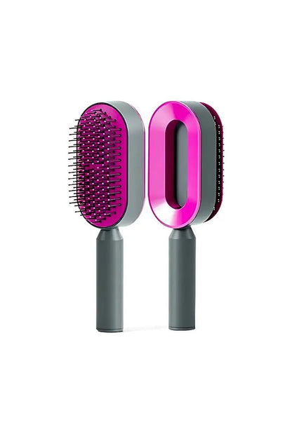 Self-Cleaning Hair Brush | Easy Detangling & Shine - The Electronics Place