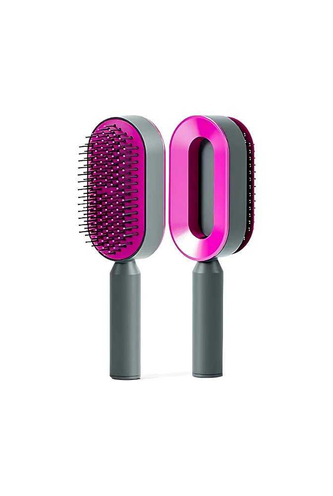 Self-Cleaning Hair Brush | Easy Detangling & Shine - The Electronics Place