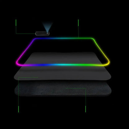 Symphony RGB Luminous Gaming Mouse Pad – Extended RGB Desk Mat - The Electronics Place