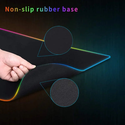 RGB LED Gaming Mouse Pad - The Electronics Place