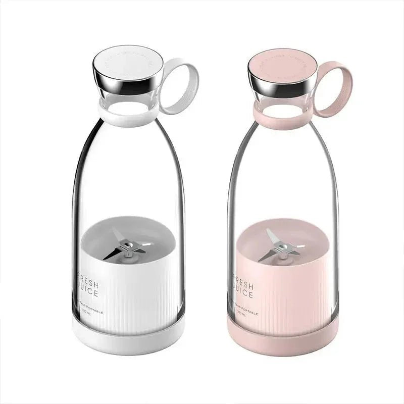 Wireless 4 Blades Portable Blender – USB Rechargeable Juicer Cup - The Electronics Place