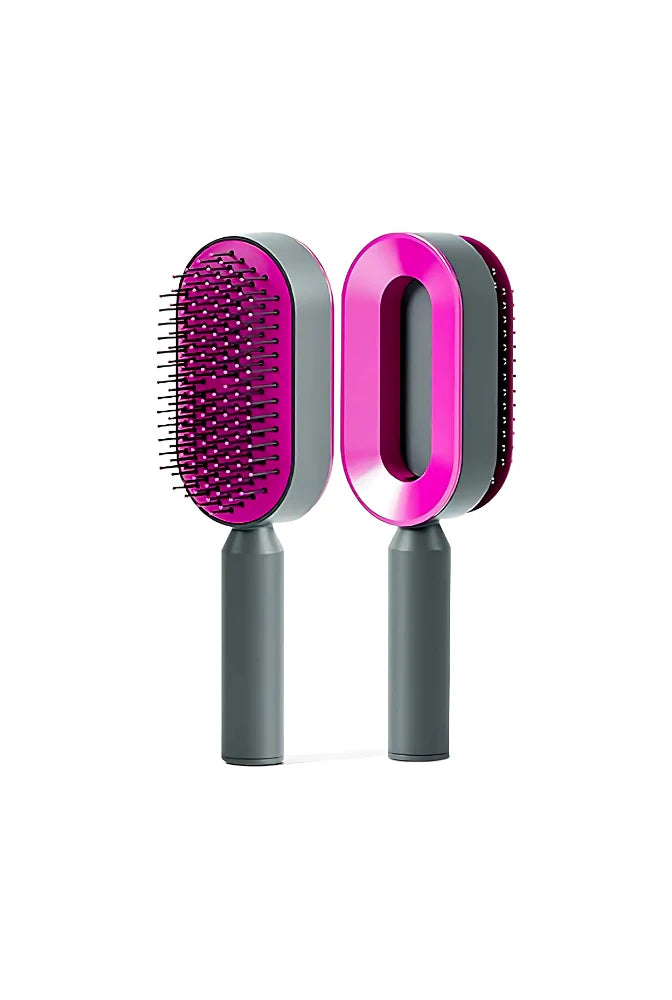 Self-Cleaning Hair Brush – Anti-Frizz Detangling Tool